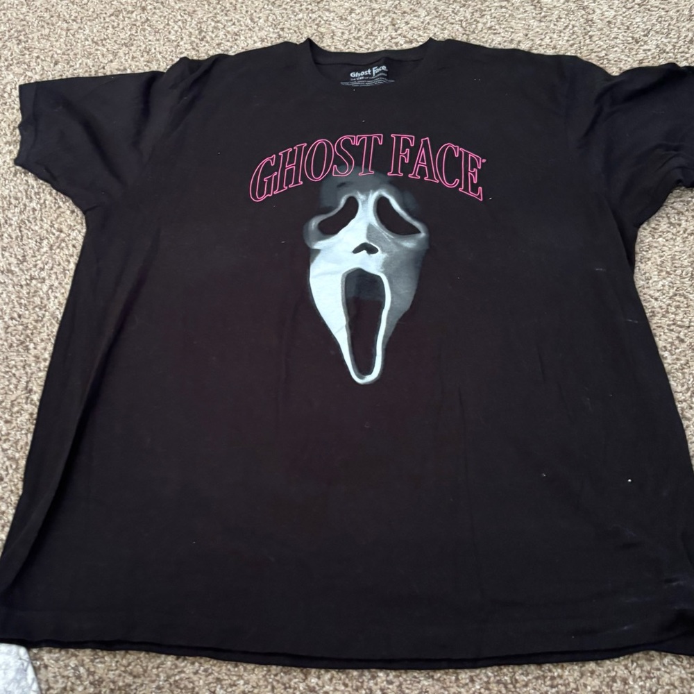 Bioworld Black Ghost Face Tee
